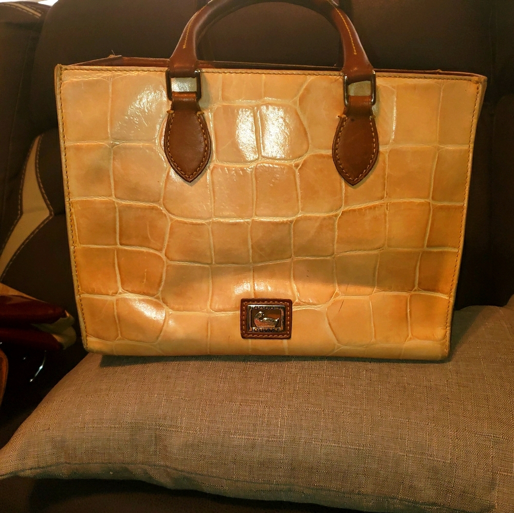 Alligator Skin Dooney and Burke Satchel Purse